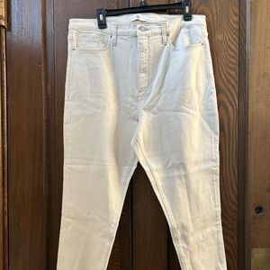 NWOT Banana Republic Women’s Cream Jeans